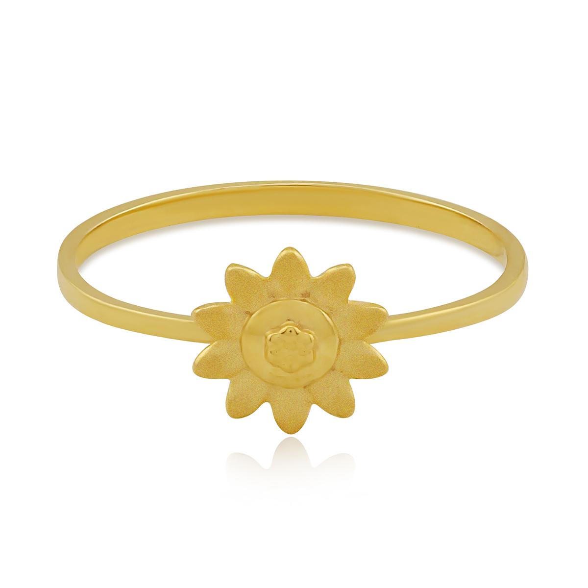 Sunflower Gold Ring