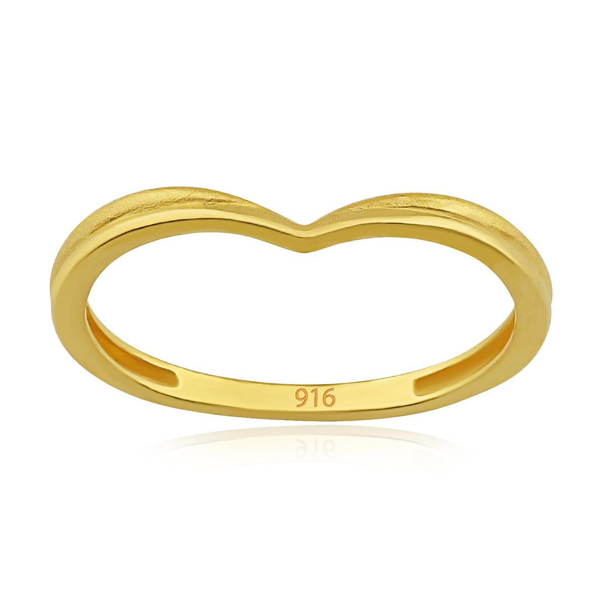 Wishbone Gold Ring Image