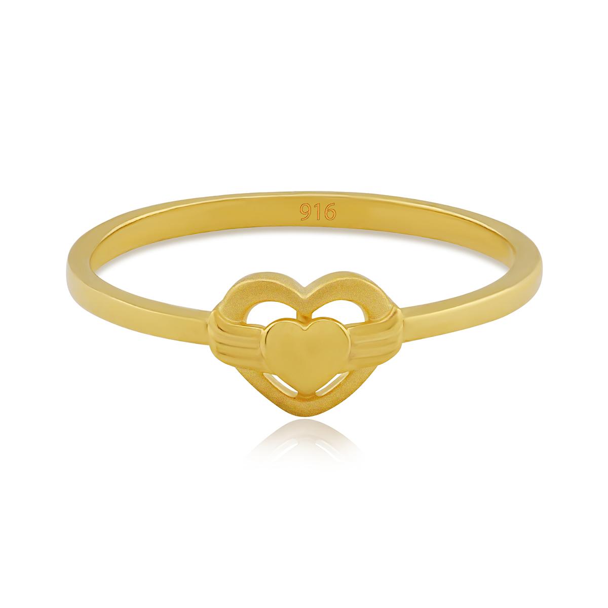 Heart Gold Ring