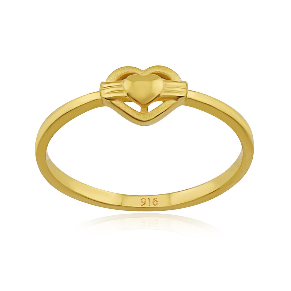 Heart Gold Ring Image