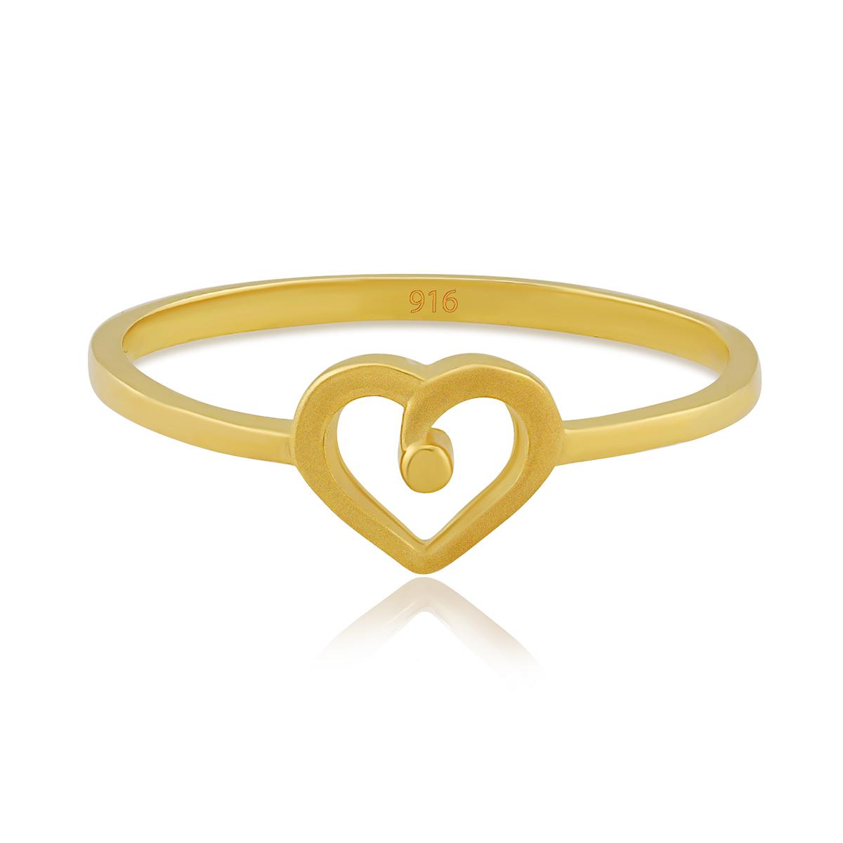Heart Gold Ring