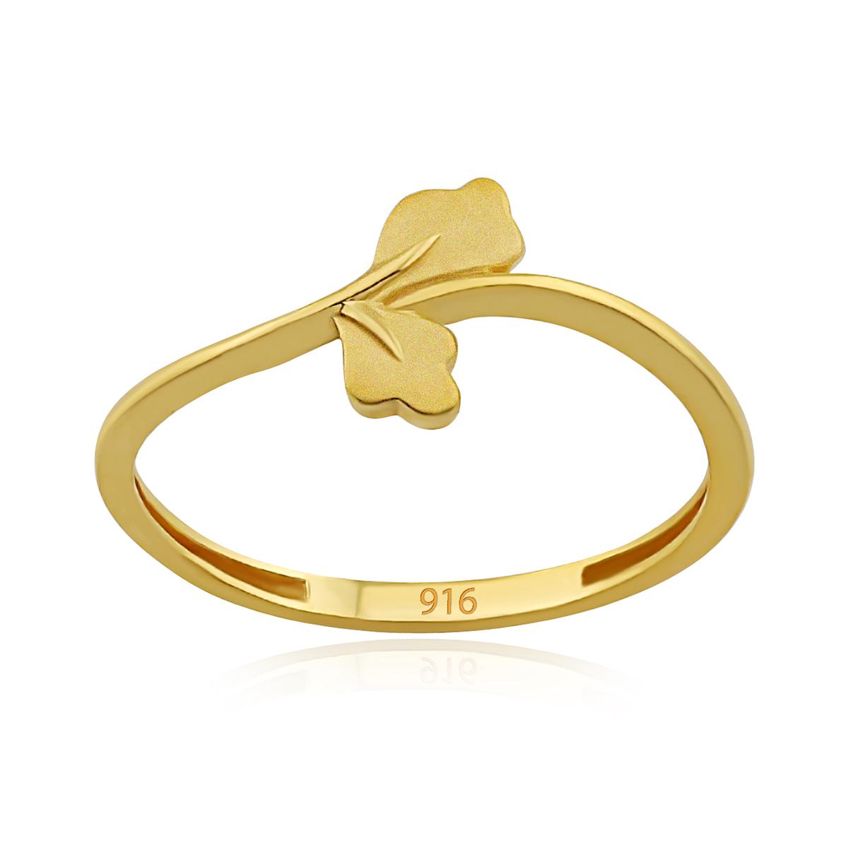 Gold Leaf Ring Image