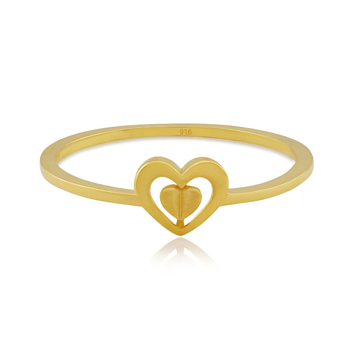 Gold Heart Ring