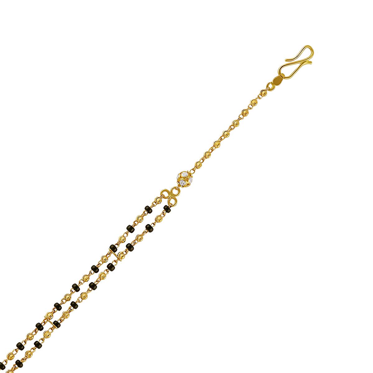 Black Beaded Bracelet