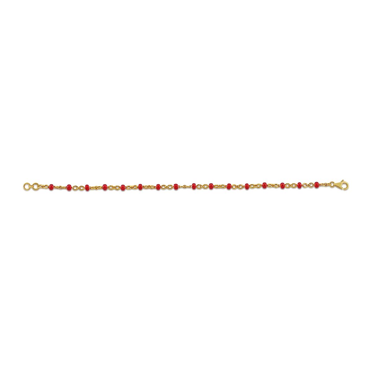 Red Beaded Ladies Bracelet