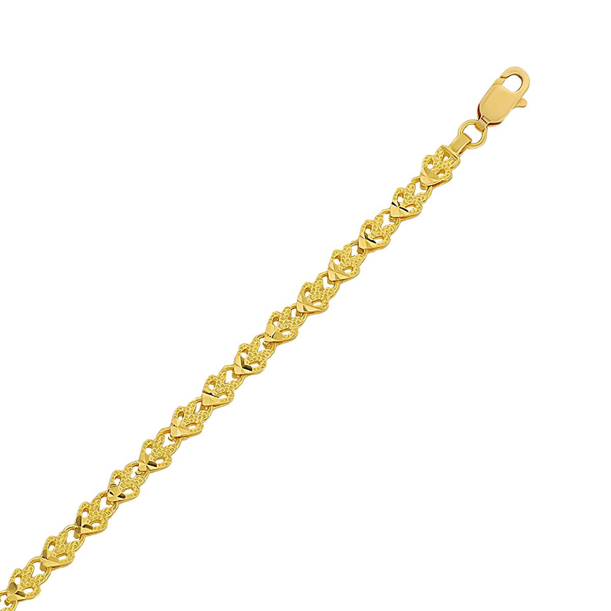 Casted Millgrain Ladies Bracelet