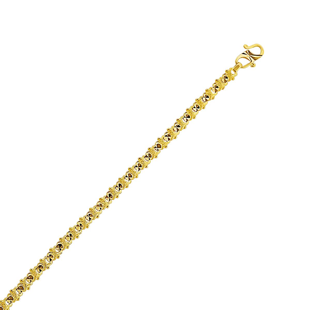 Gold Casted Ladies Bracelet