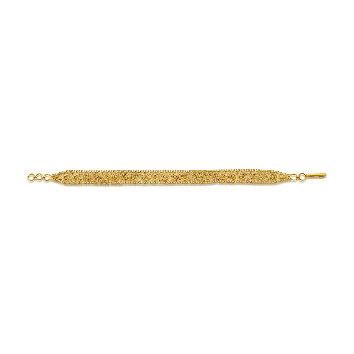 Traditional filigree Gold Bracelet