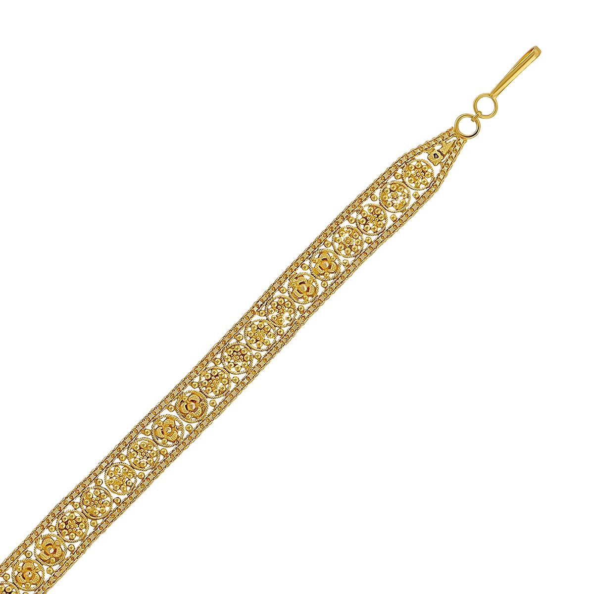 Traditional filigree Gold Bracelet