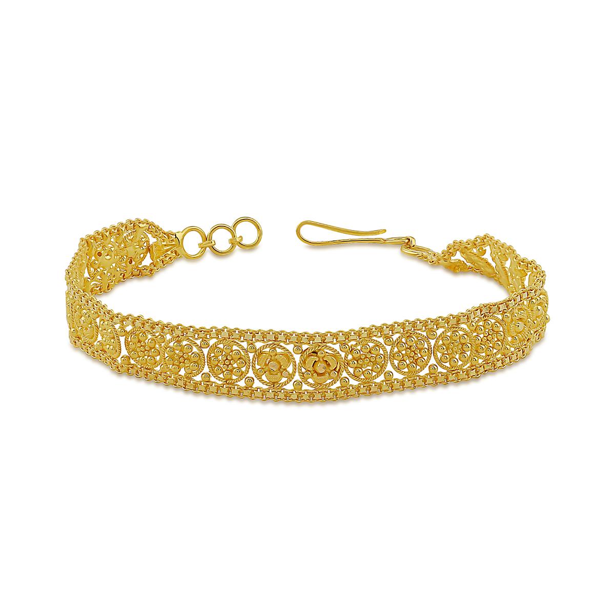 Traditional filigree Gold Bracelet