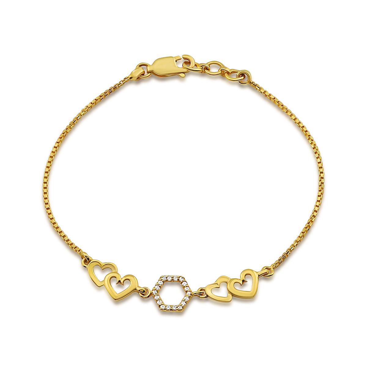 Love Orbit Gold Bracelet Image