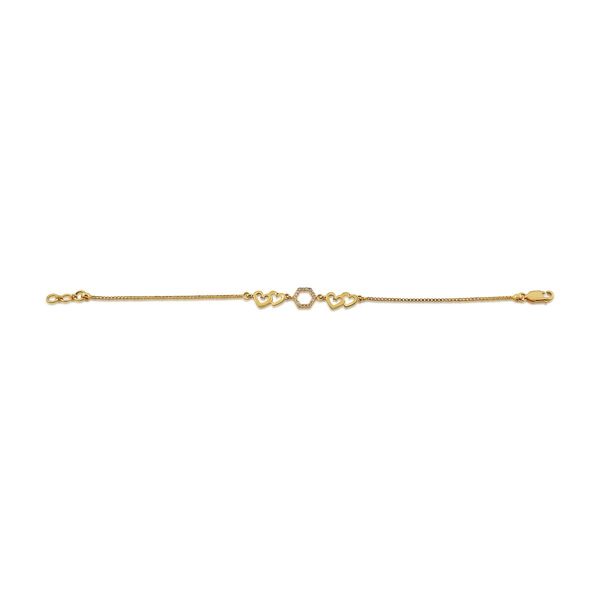 Love Orbit Gold Bracelet