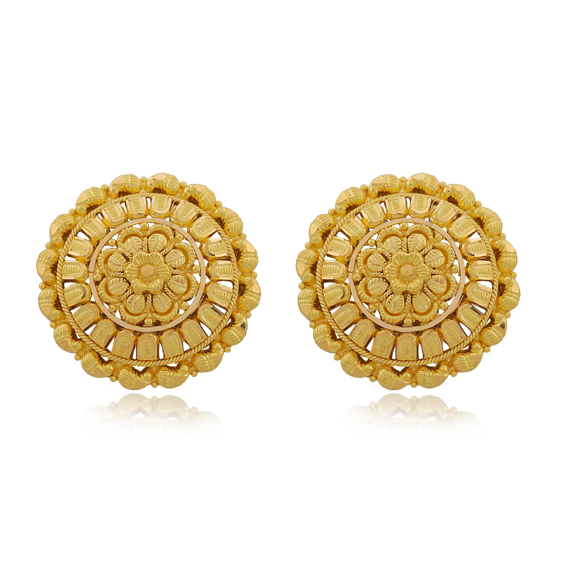 Traditional Sun Burst Round Filigree Tops