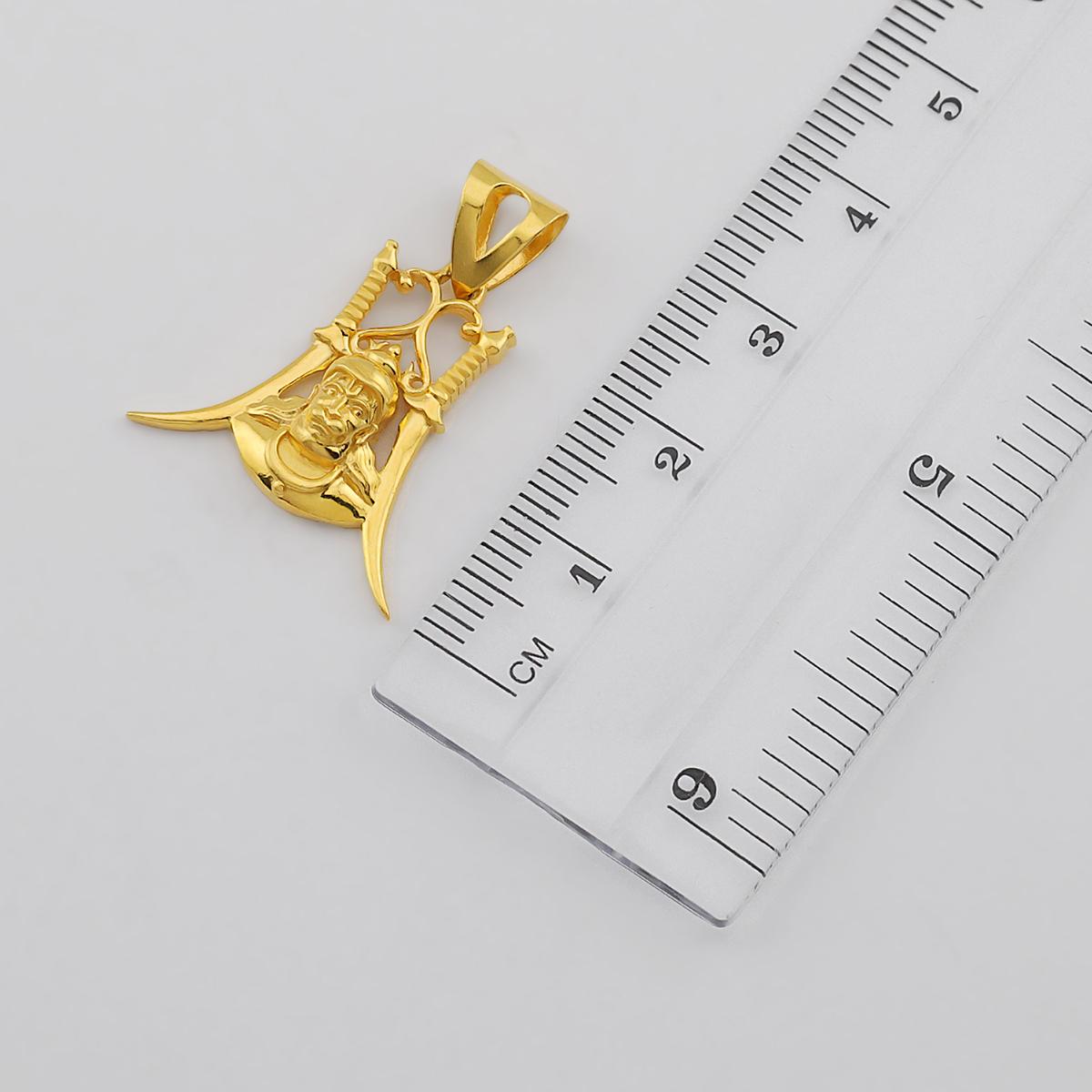 22ct Gold Sacred Balaji Shrine Pendant