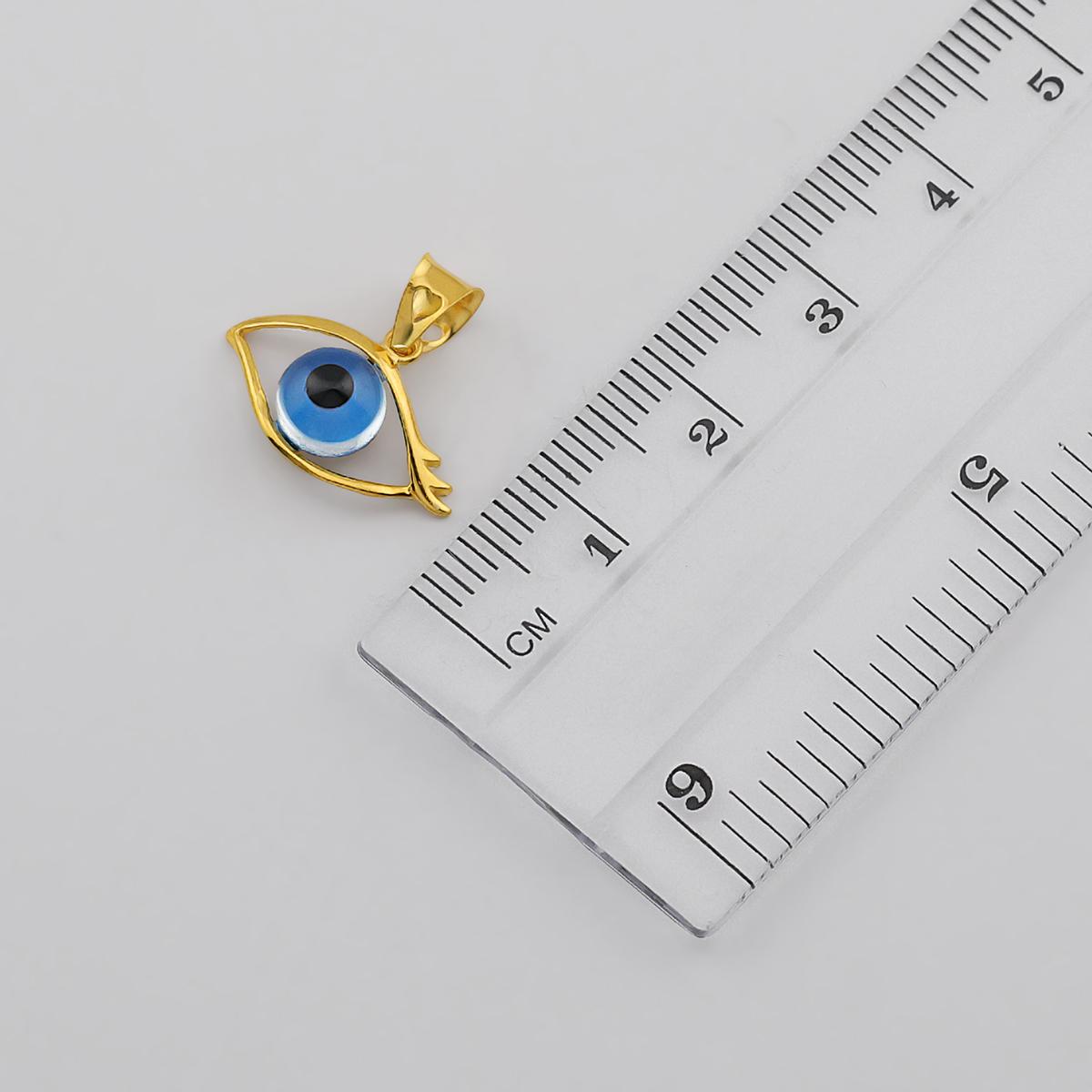 22ct Gold Evil Eye Pendant