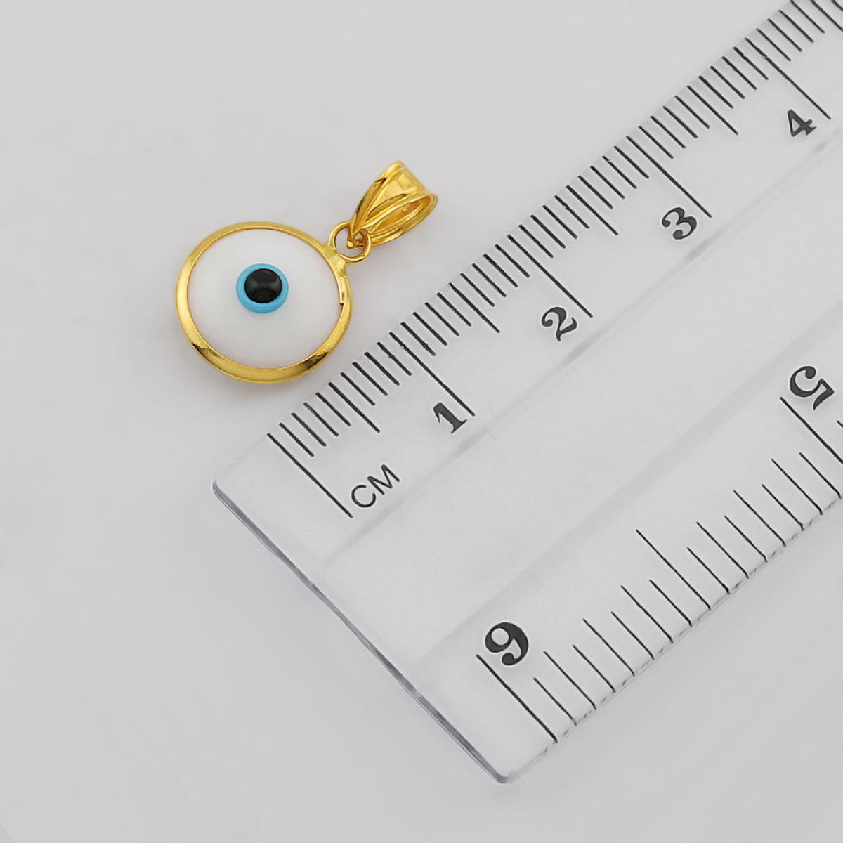 22ct Gold Evil Eye Pendant