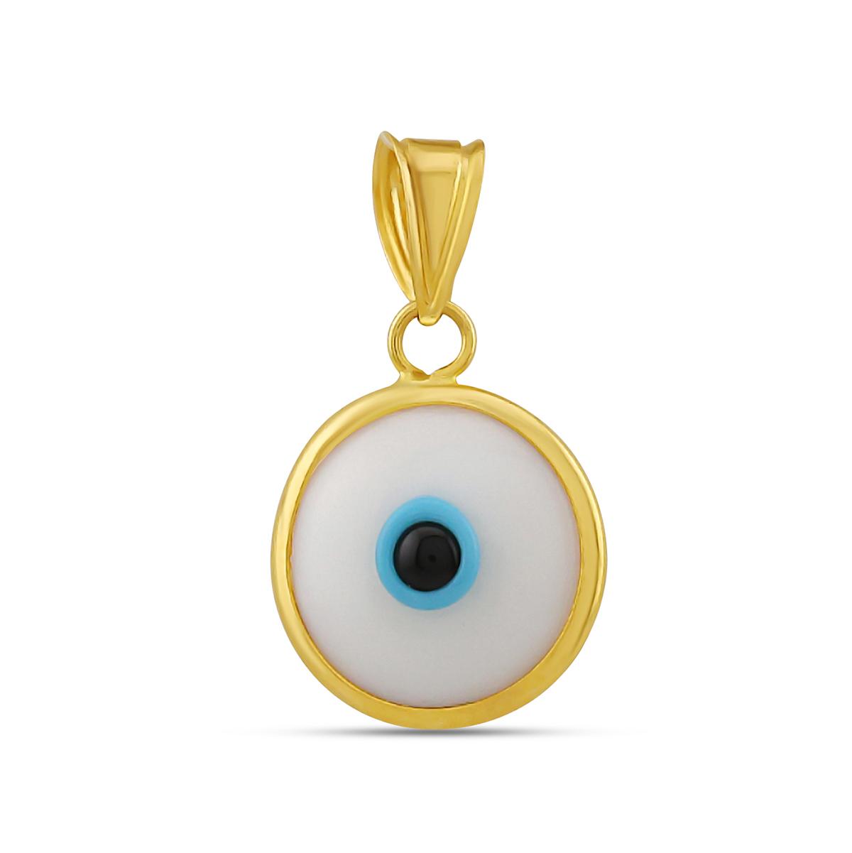 22ct Gold Evil Eye Pendant