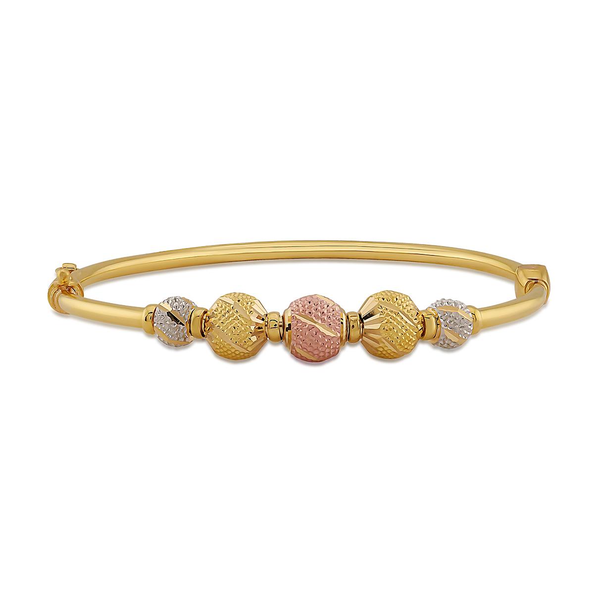 Sparkly Tri Colour Ladies Bangle