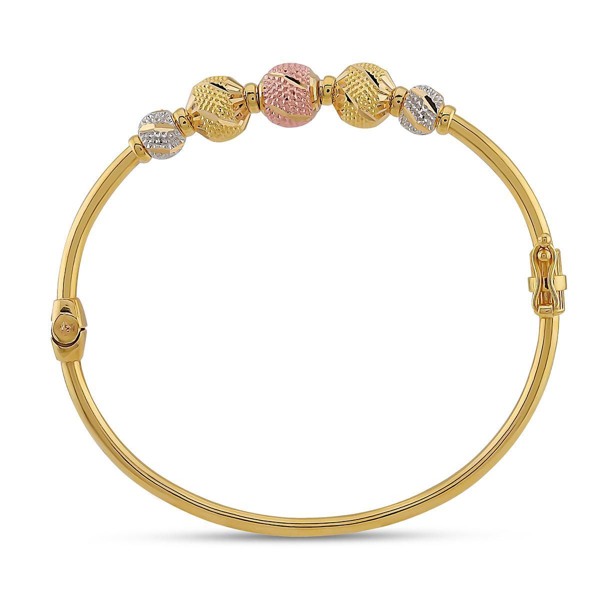 Sparkly Tri Colour Ladies Bangle