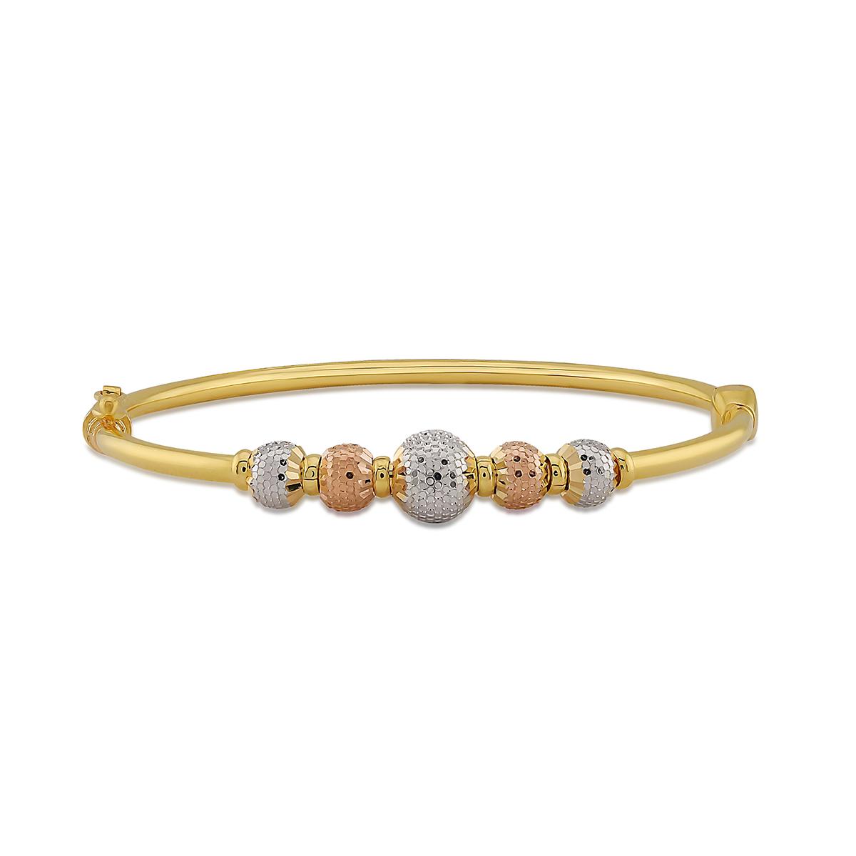 5 Ball Tri Colour Ladies Bangle