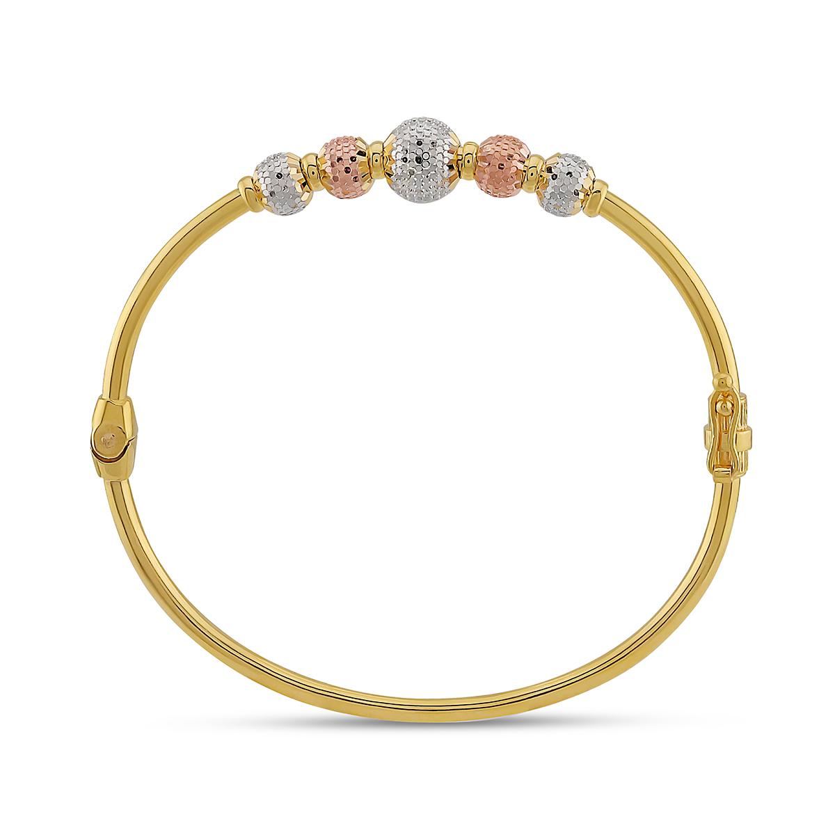 5 Ball Tri Colour Ladies Bangle