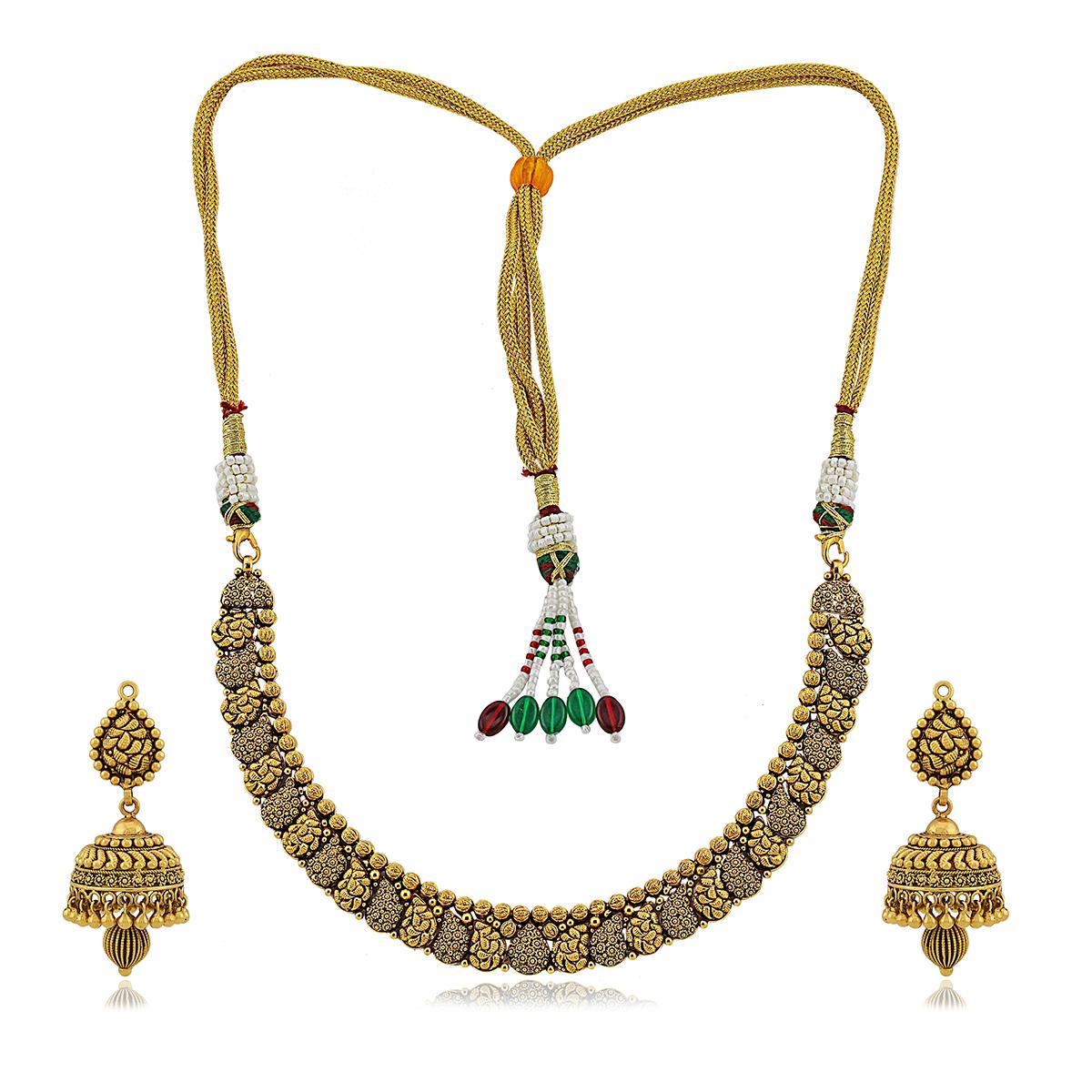 Antique Lightweight Guluban Necklace Set Image