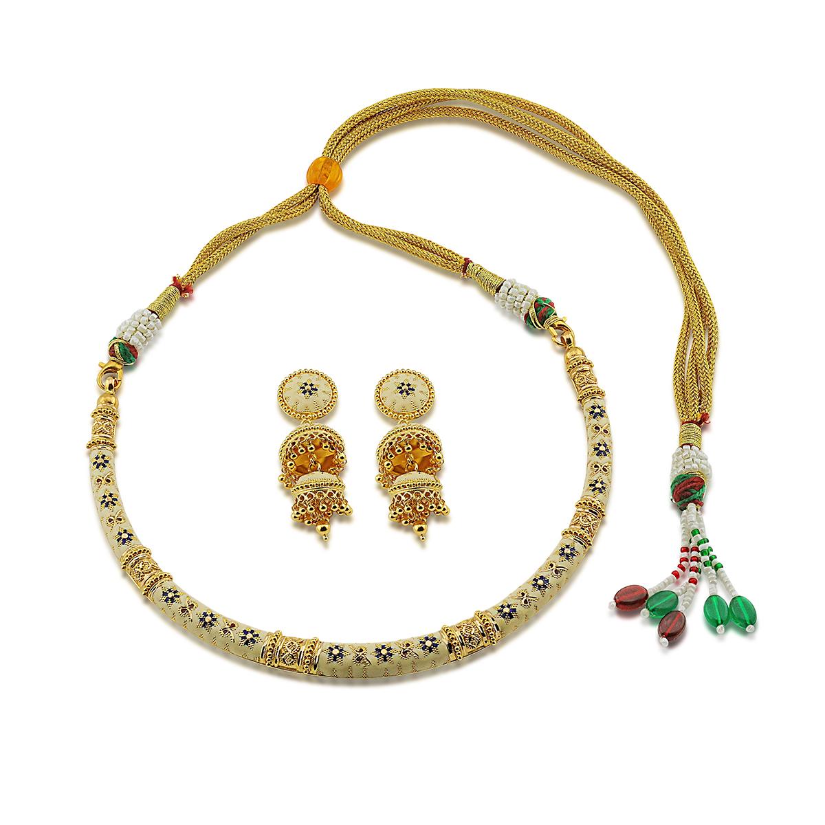 Meenakari Necklace Set Image