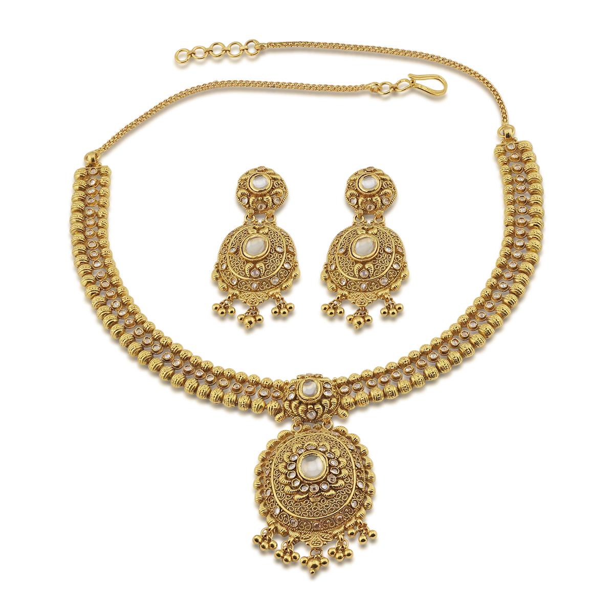 Antique Poki Necklace Set Image