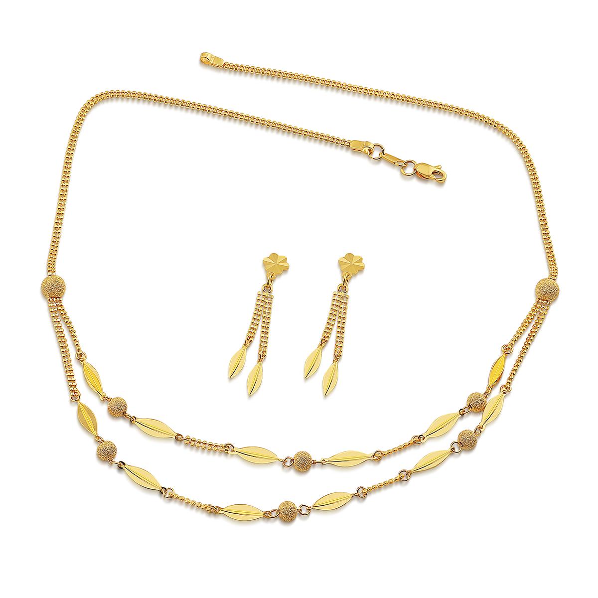 2 Layer Modern Necklace Set Image