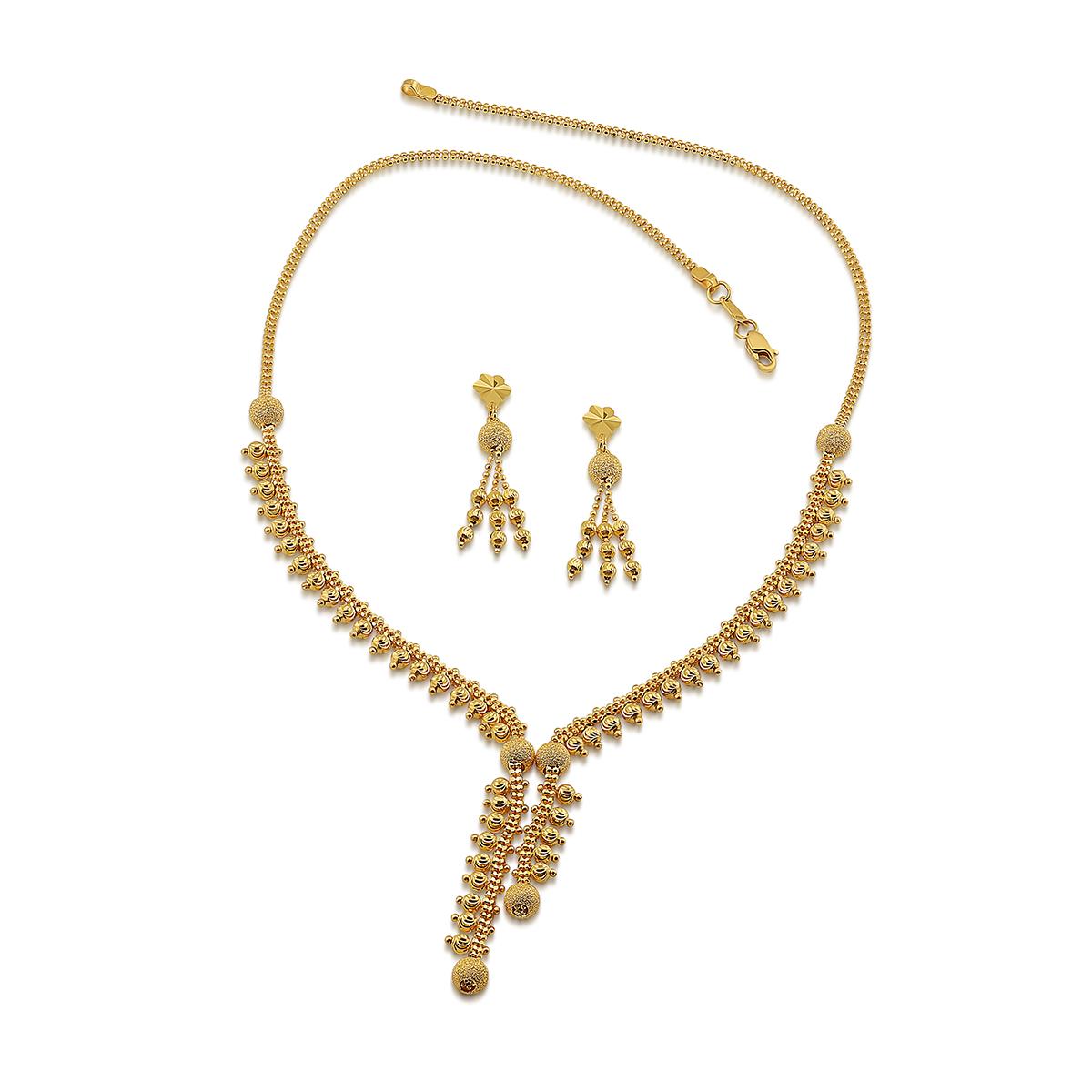 Double Ball Chain Necklace Set Image