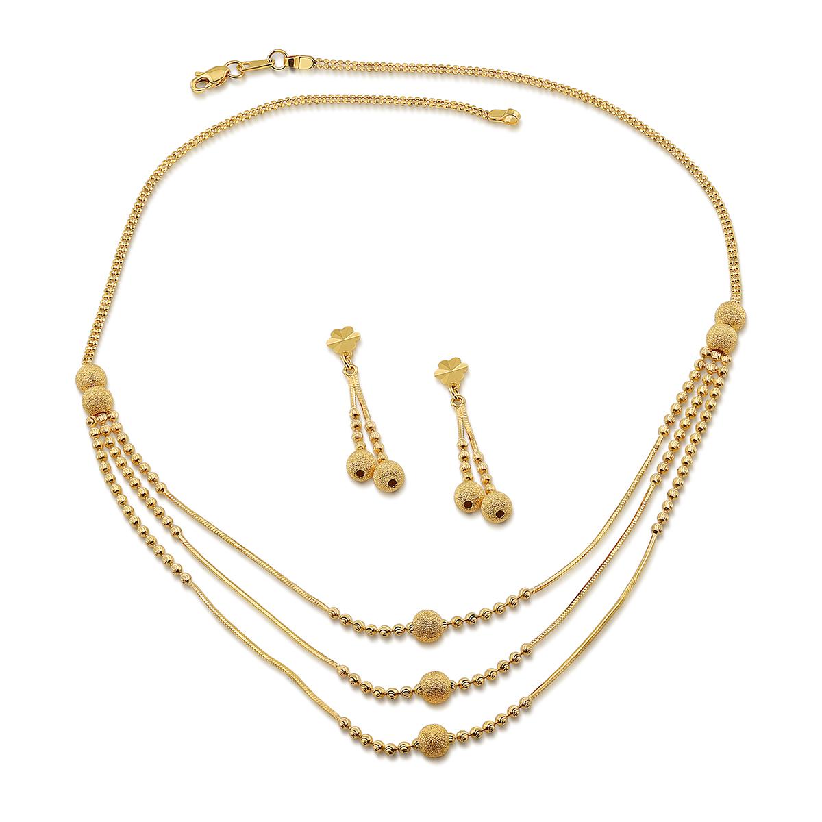 Tri Layer Necklace Set Image