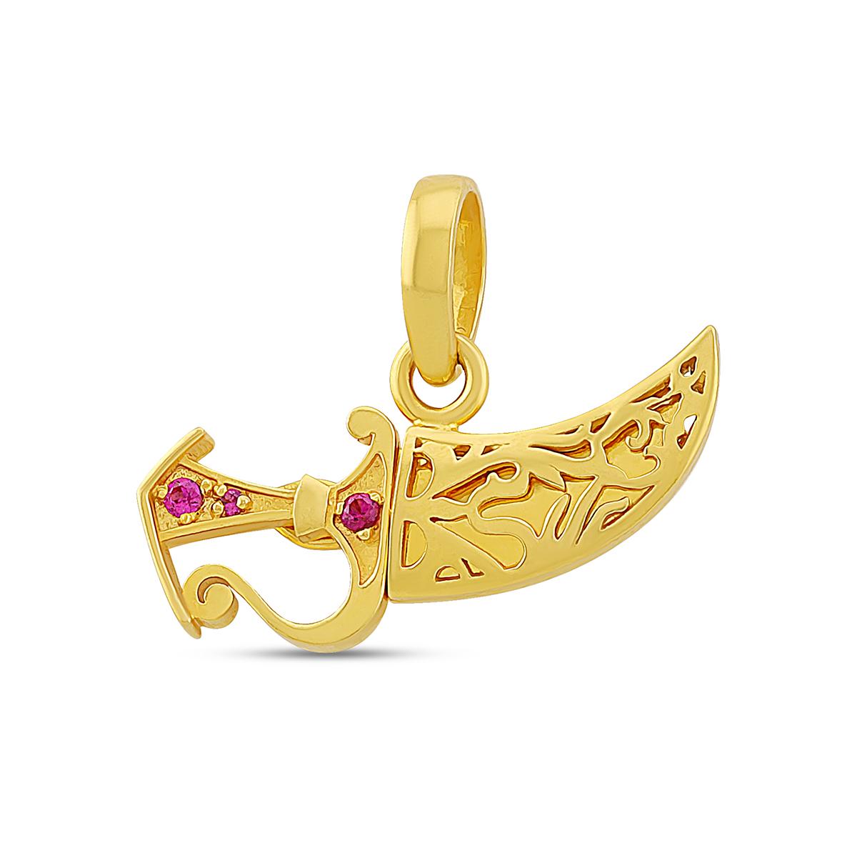 22ct Removable Cover Kirpan Pendant Image