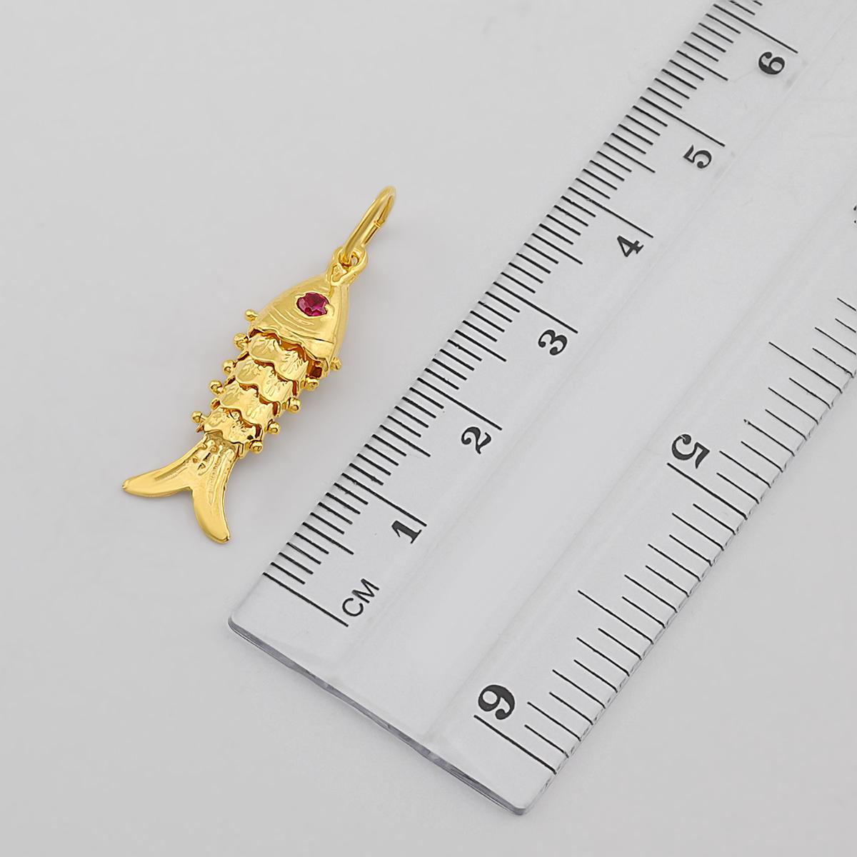 22ct Gold Fish Pendant