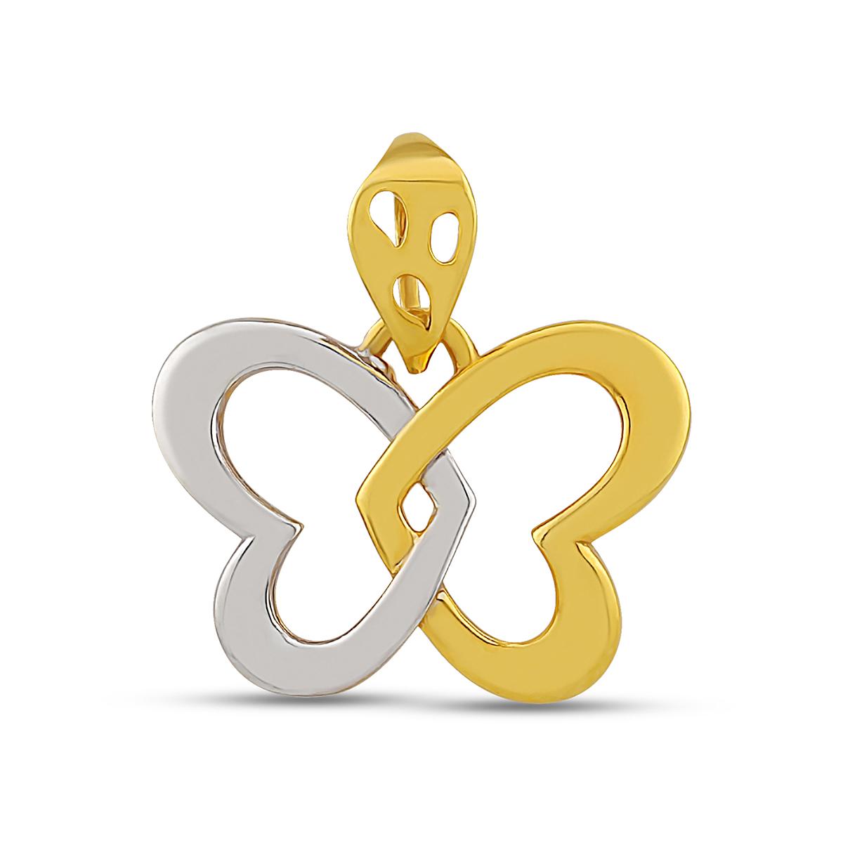Interlocked Heart / Butterfly Pendant Image