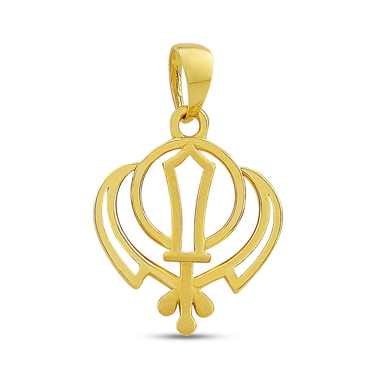 22ct Gold Khanda Pendant Image
