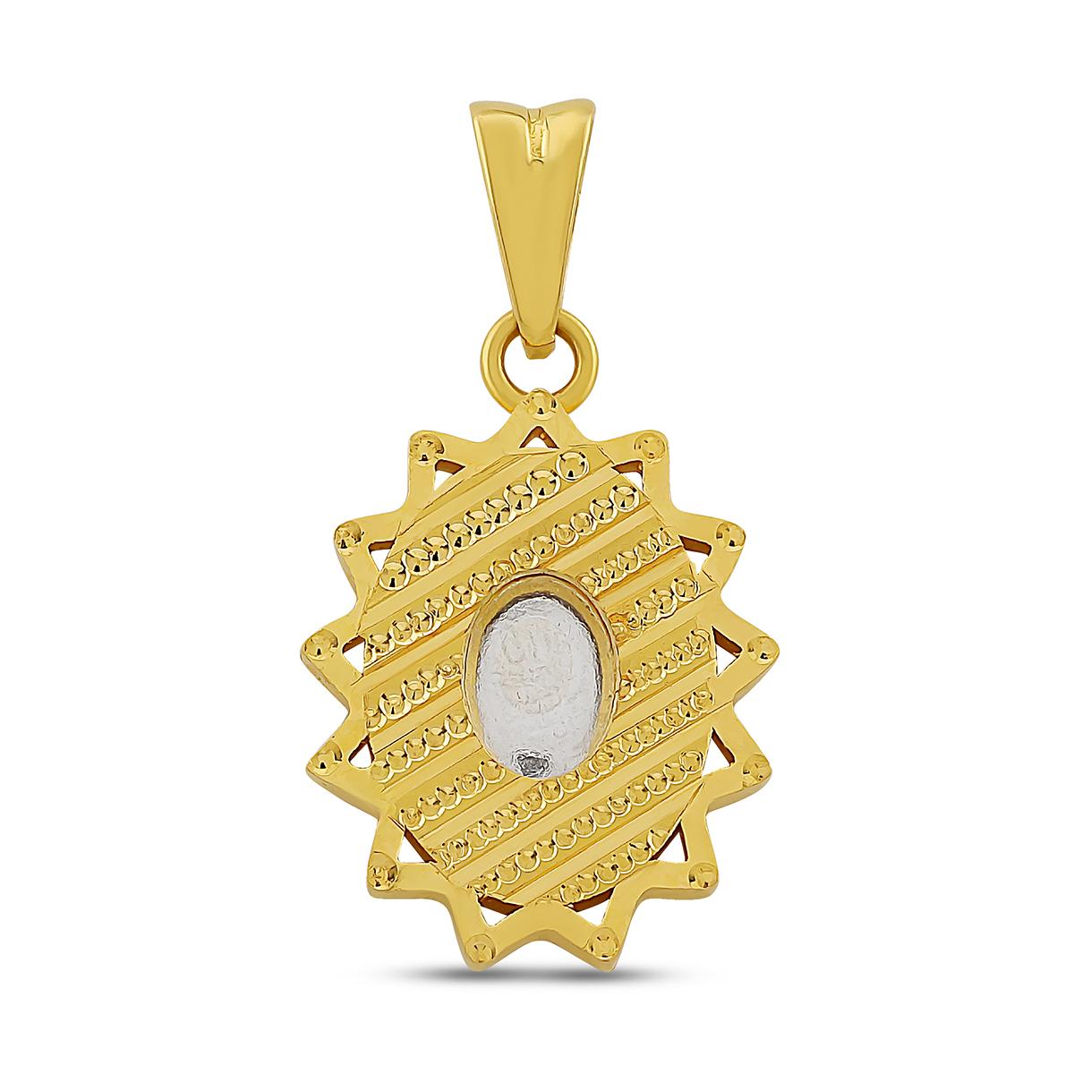 Guru Nanak Picture Pendant 22ct Gold