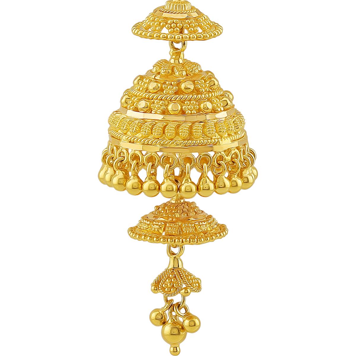 Luxury 22ct Gold Jhumkas