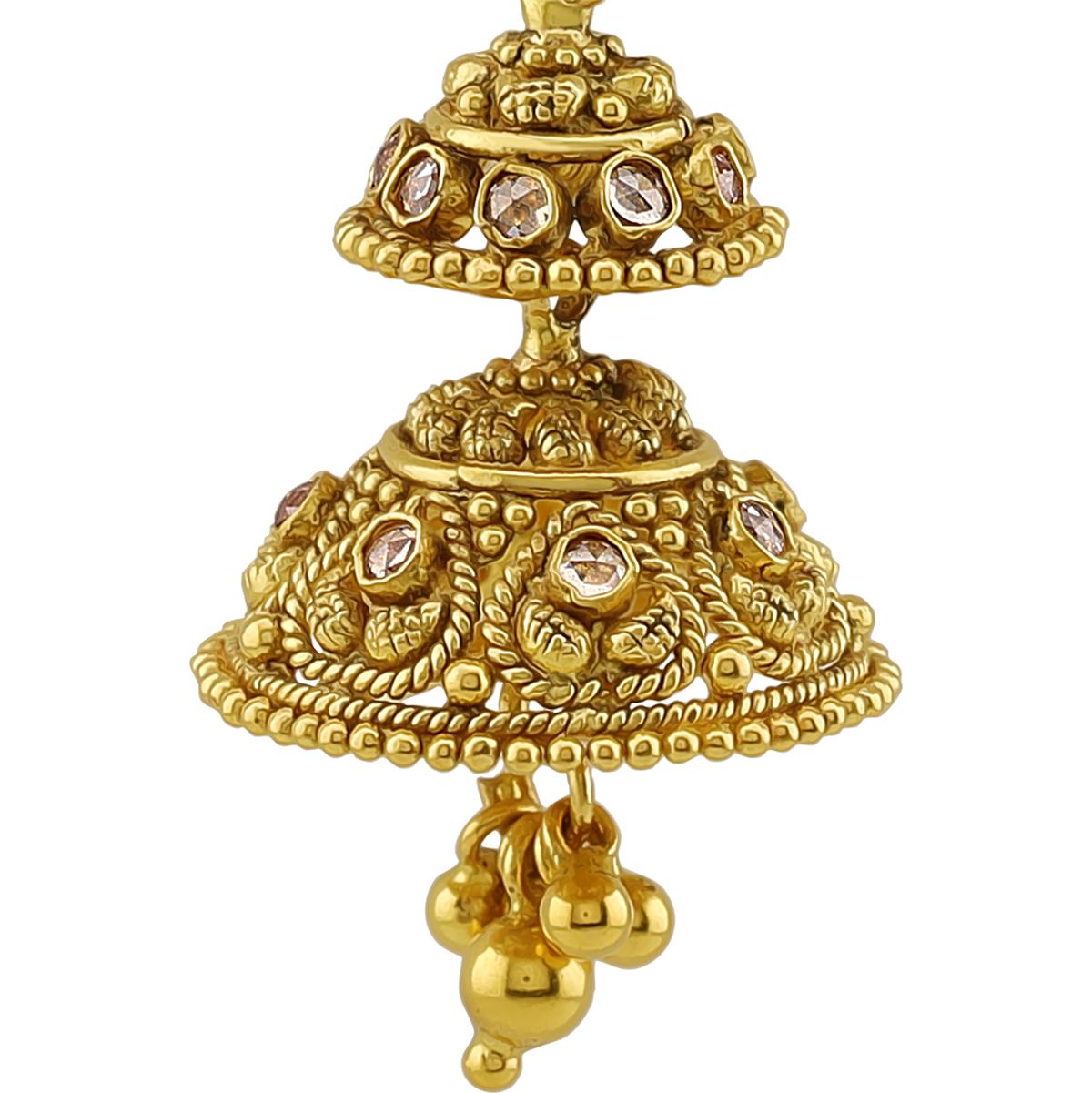 Heritage 22ct Gold Indian Jhumkas
