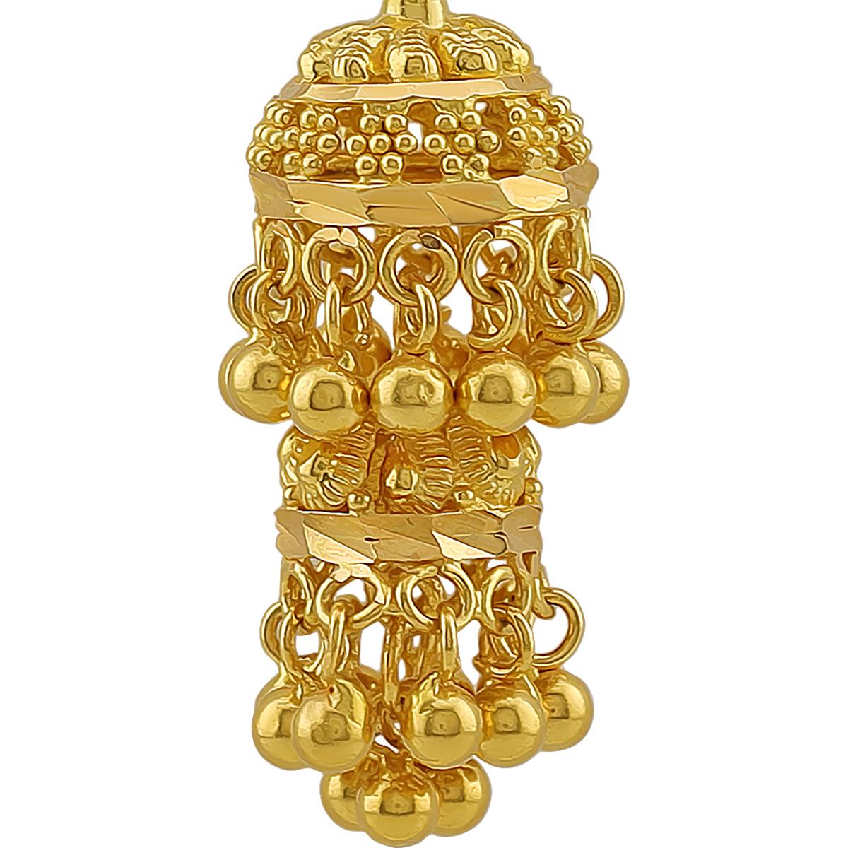 Heritage 22ct Gold Indian Jhumkas