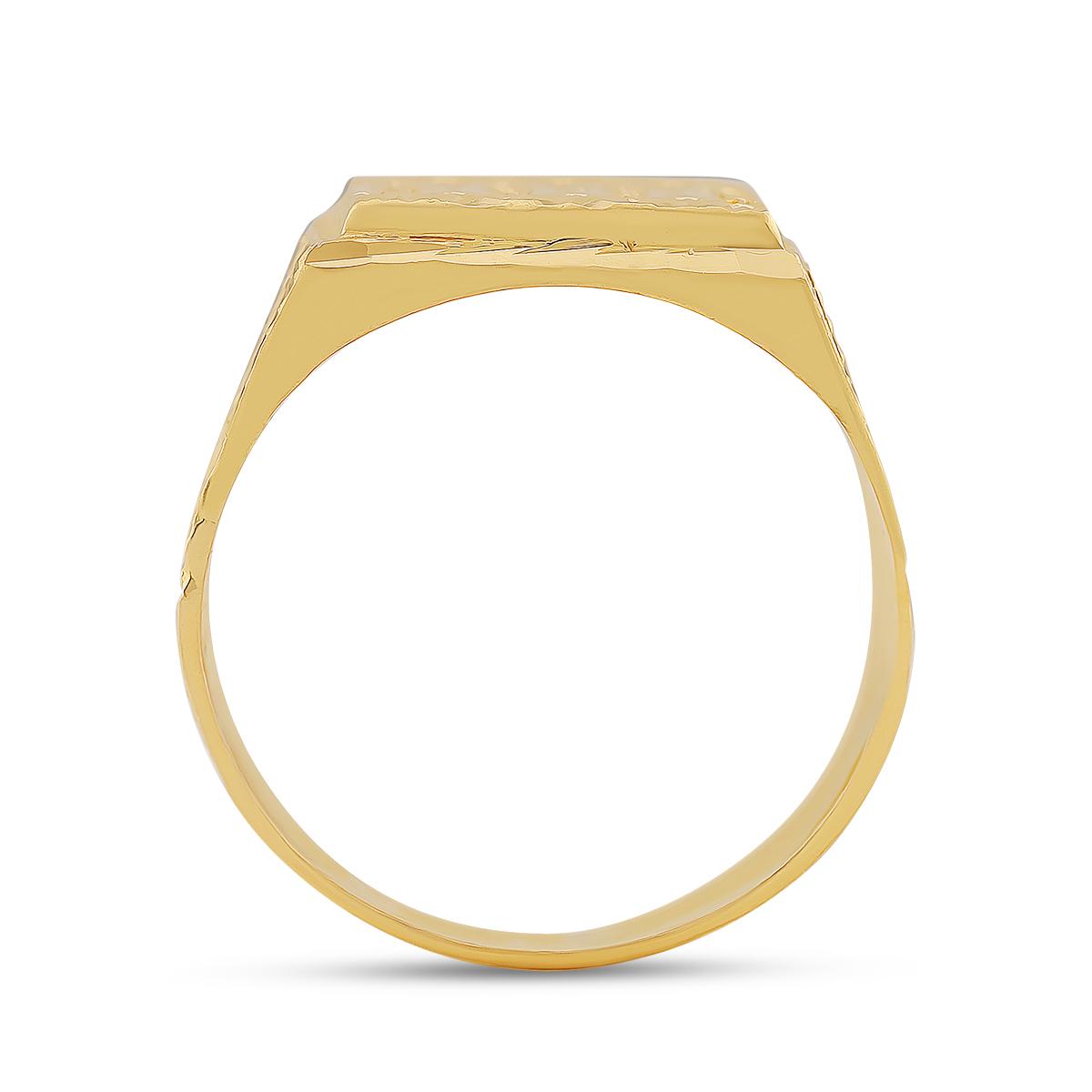 Traditional 22ct Gold Gents Ring