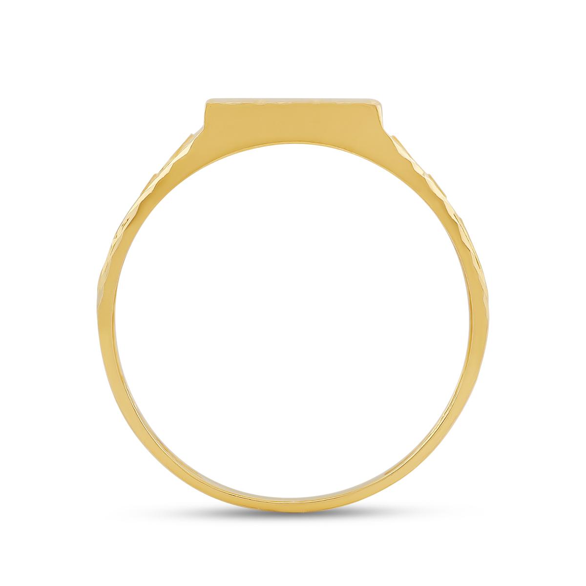 Diamond Cut 22ct Gold Men’s Ring