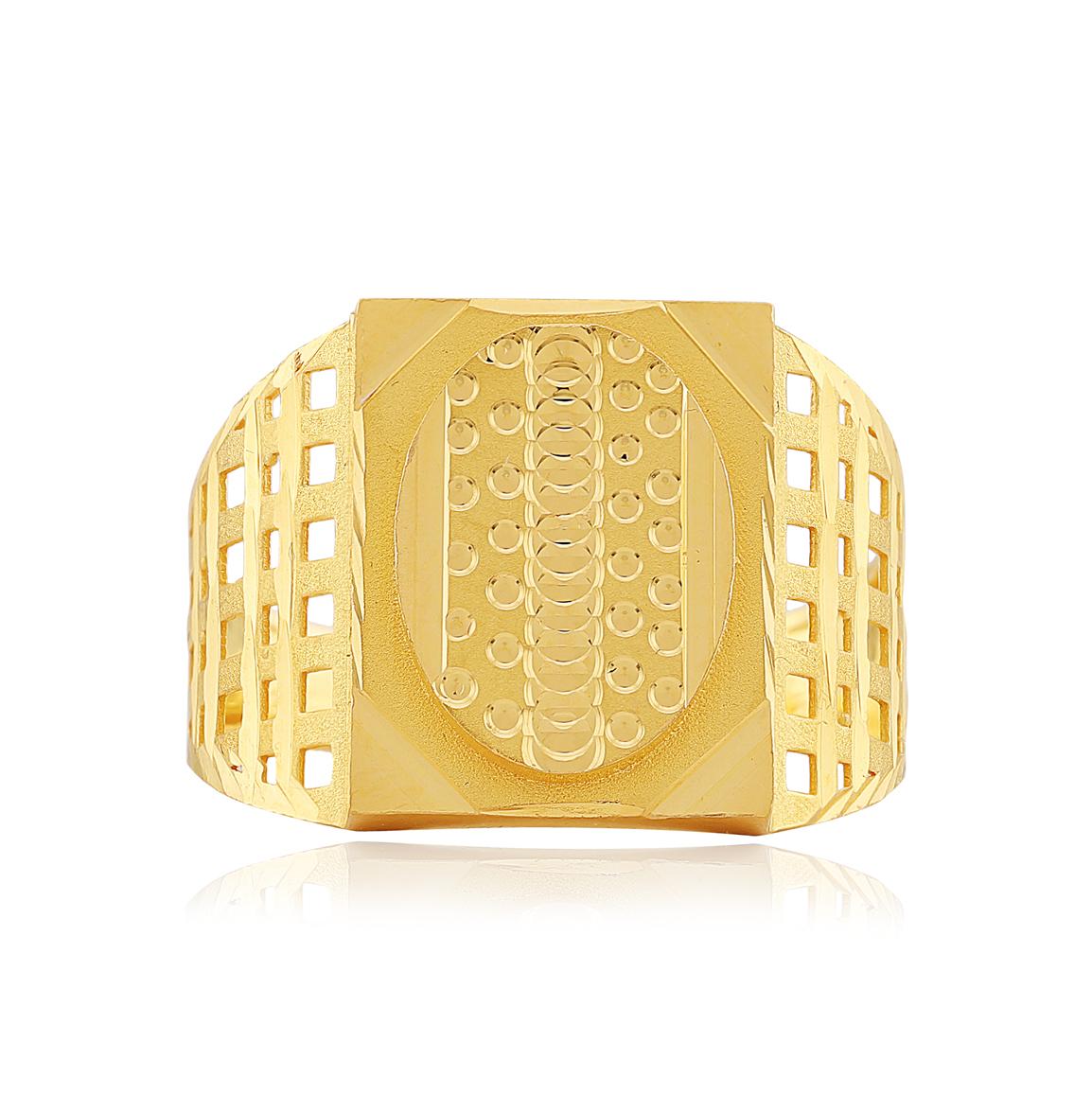 Contemporary 22ct Gold Men’s Band