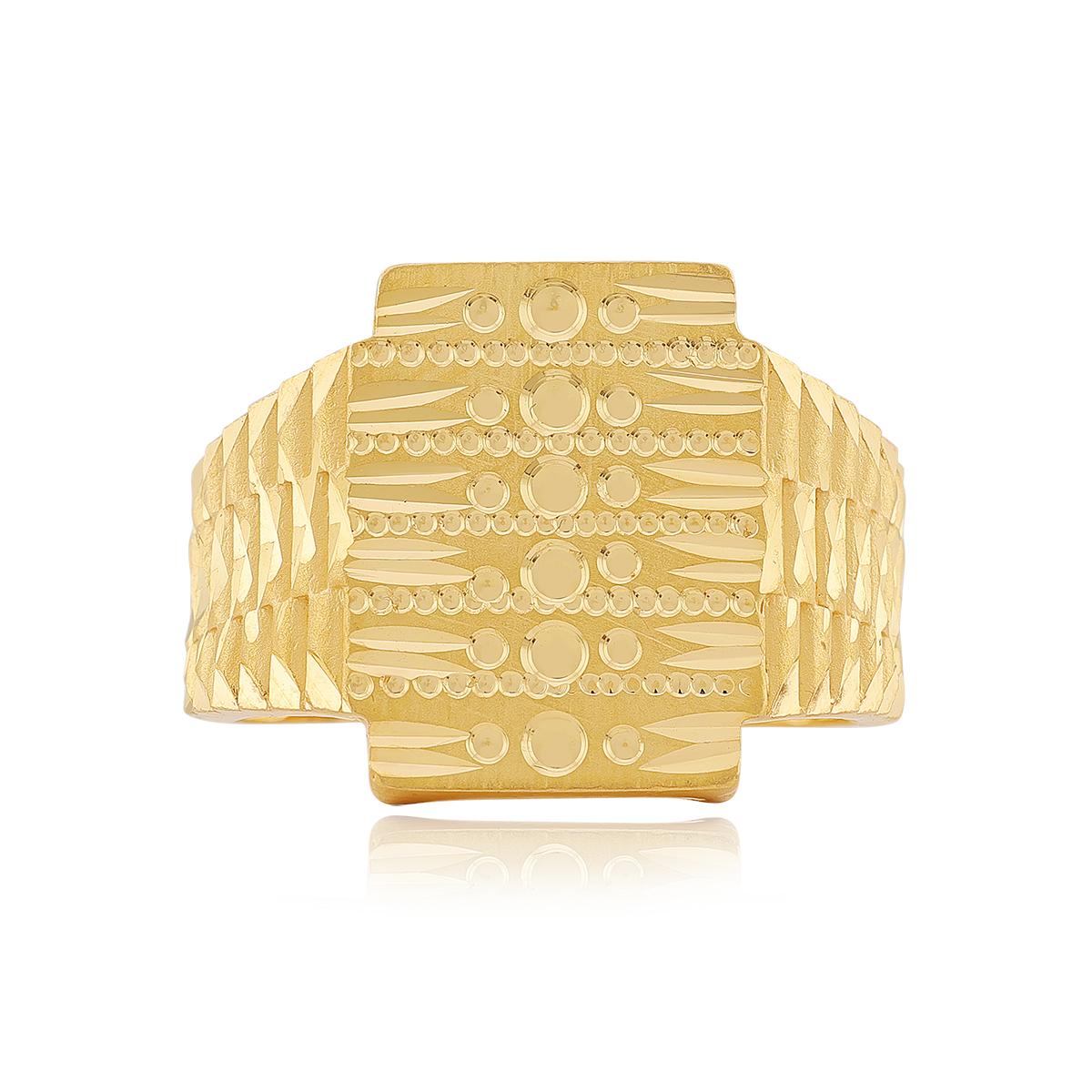 Traditional Indian 22ct Gold Gents Band