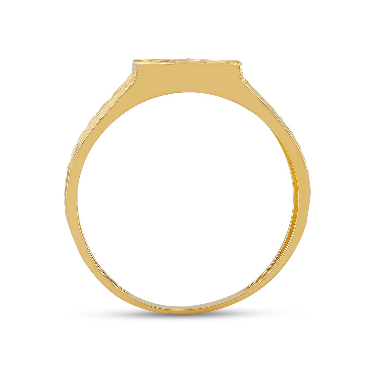 Lightweight 22ct Gold Gents Ring