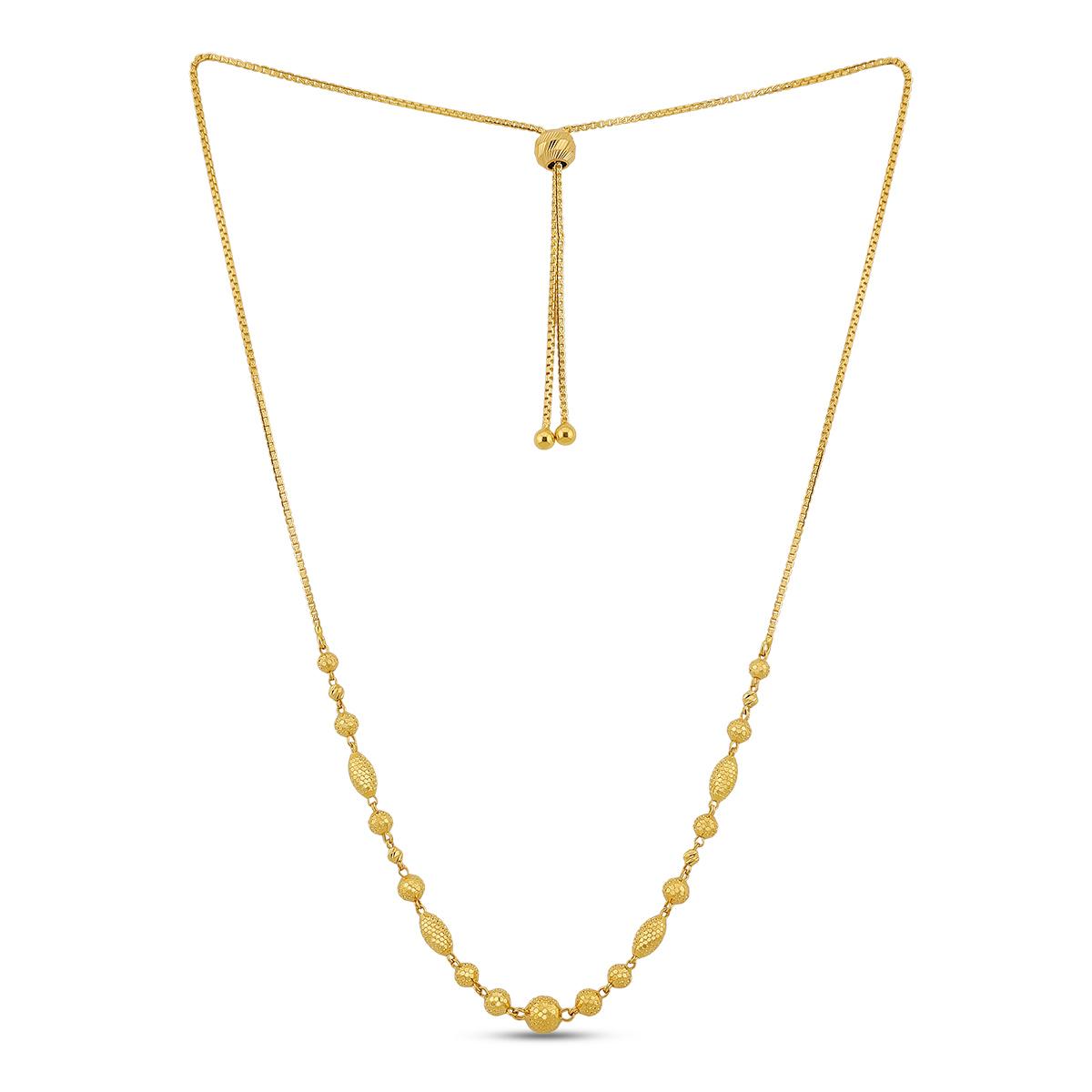 Adjustable 22ct Gold Mala Chain Image