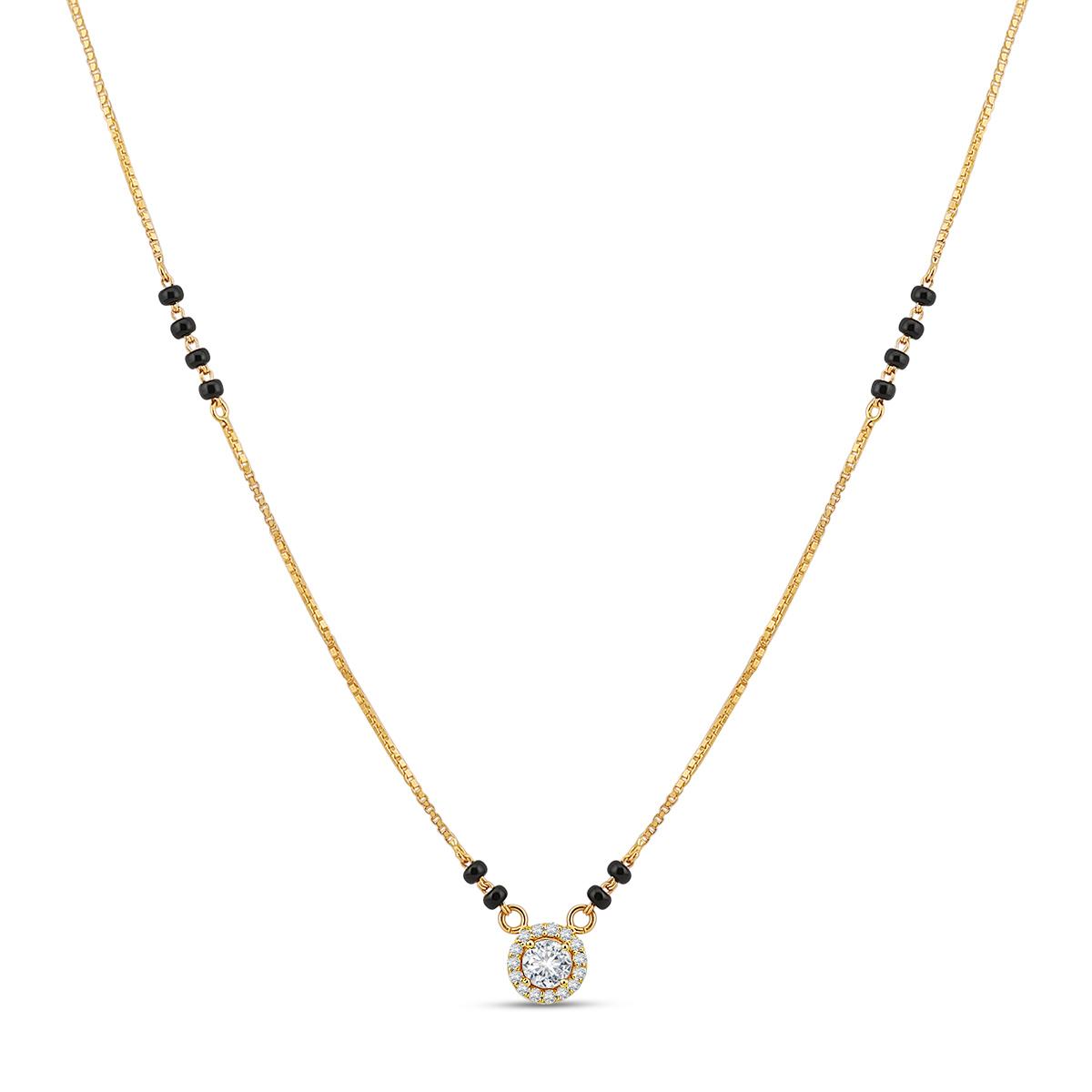 Lightweight 22ct Gold Mangalsutra Chain