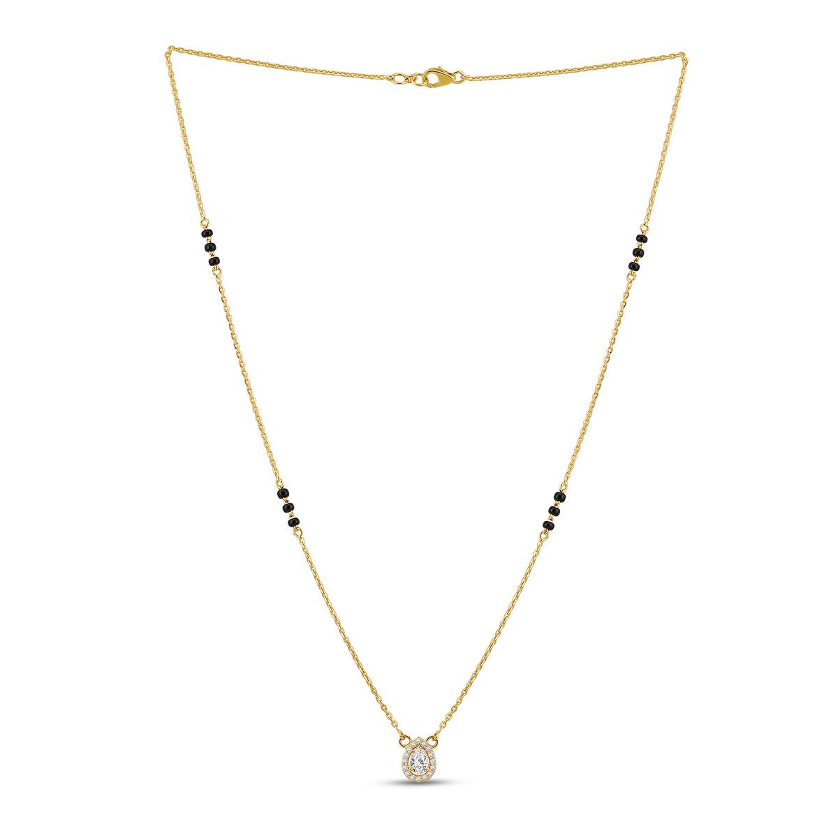 Diamond Cut 22ct Mangalsutra Chain Image