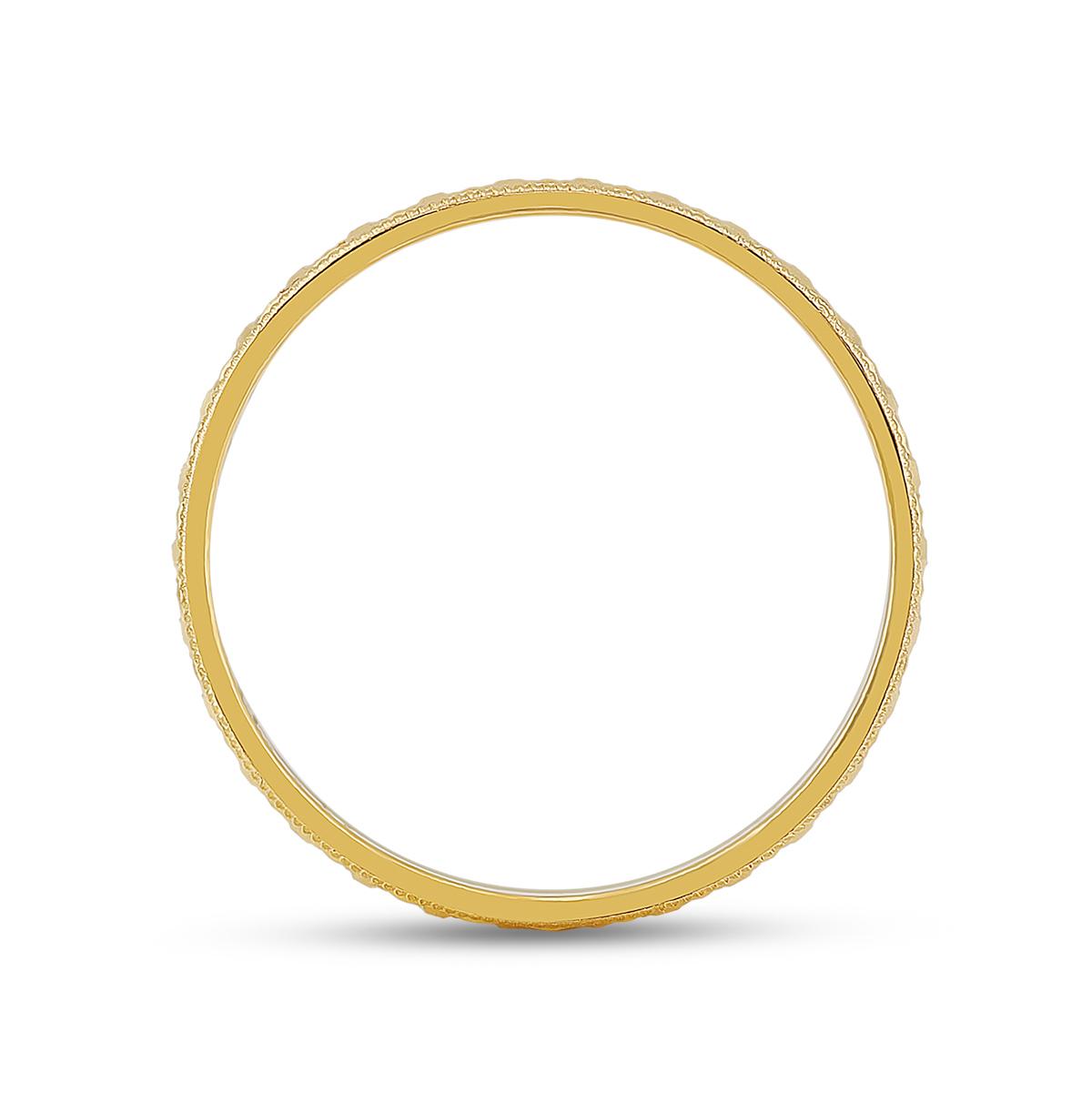 Diamond Cut 22ct Gold Band Ring 4.5mm