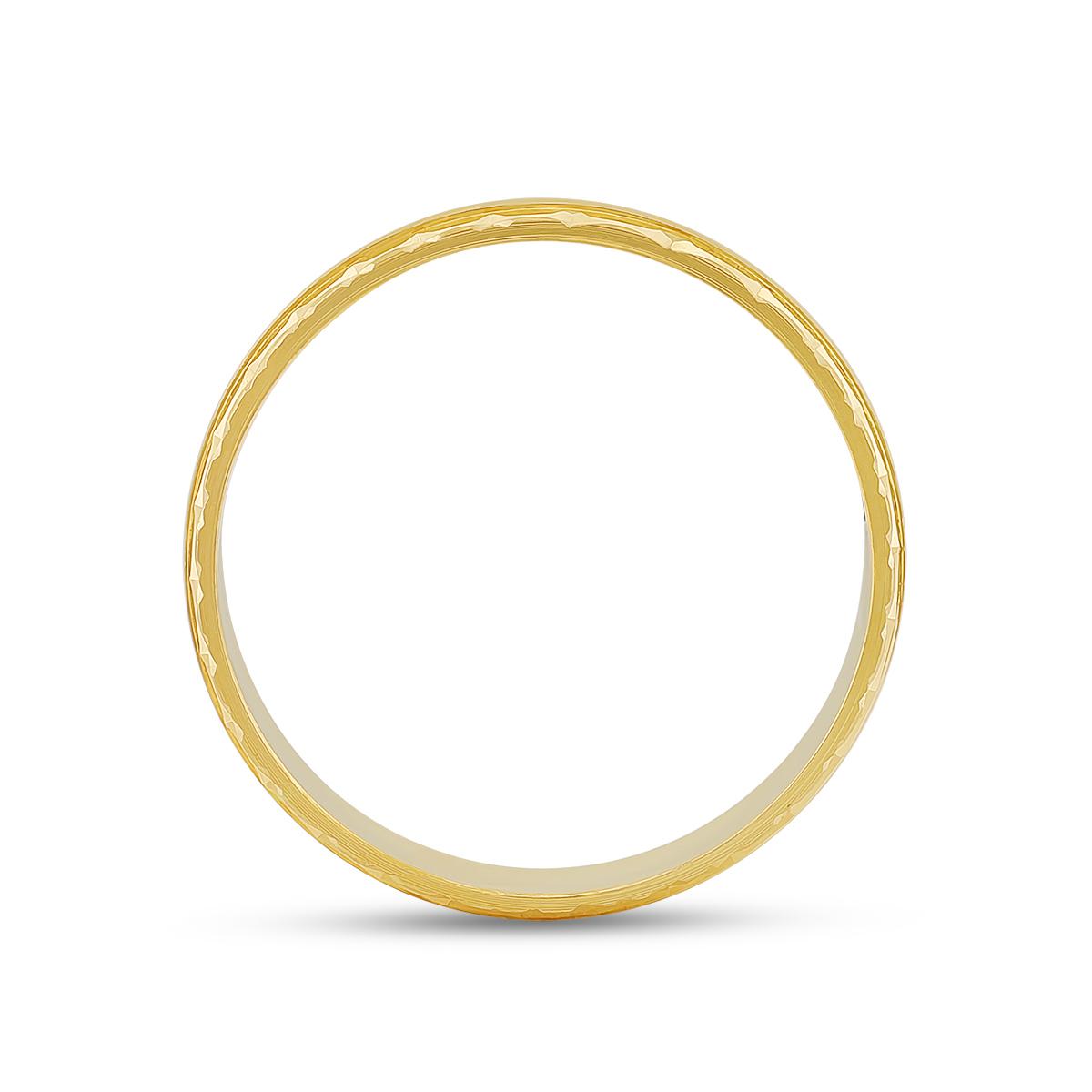 Diamond Cut Band Ring 22ct 5mm