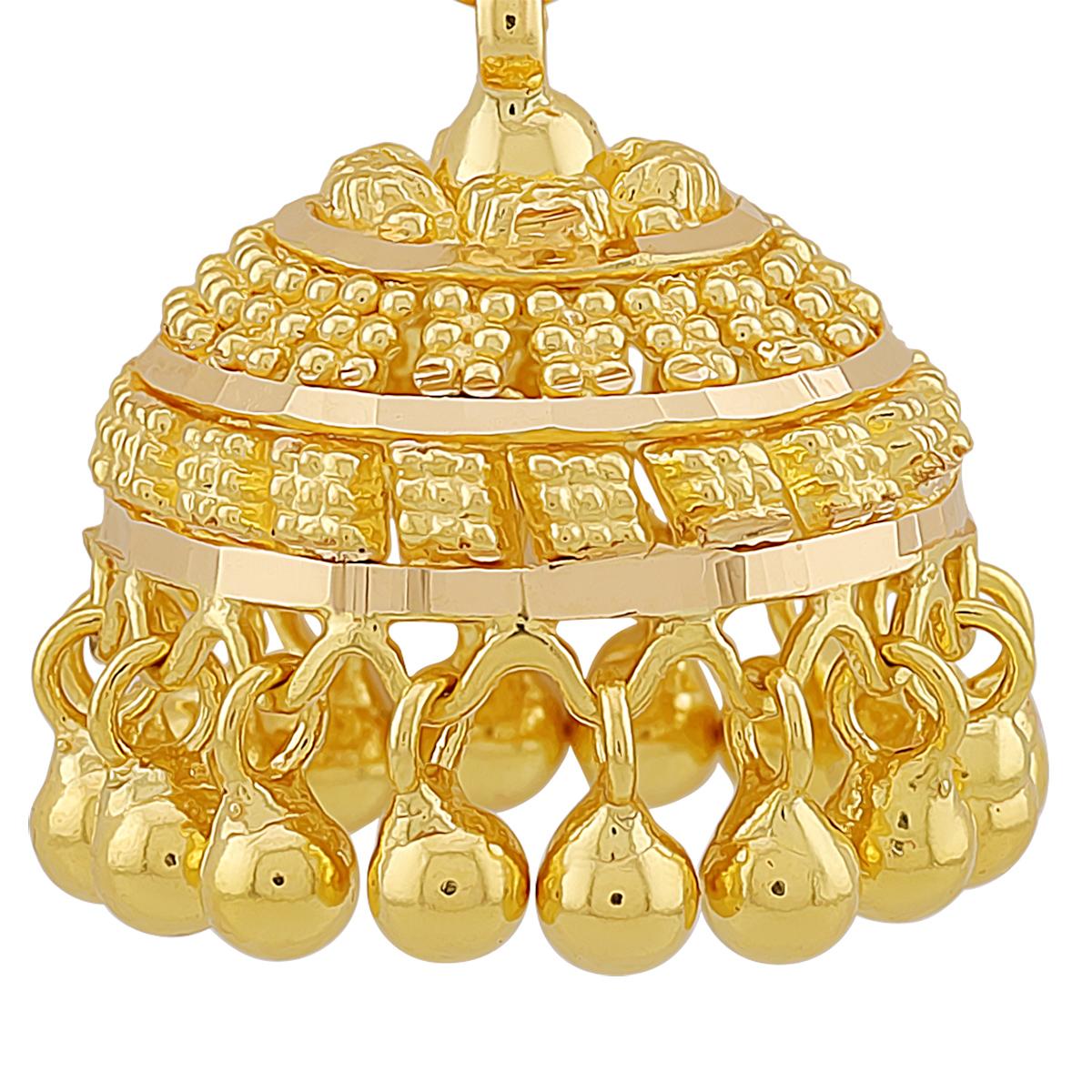 Daily 22ct Gold Jhumka Earrings